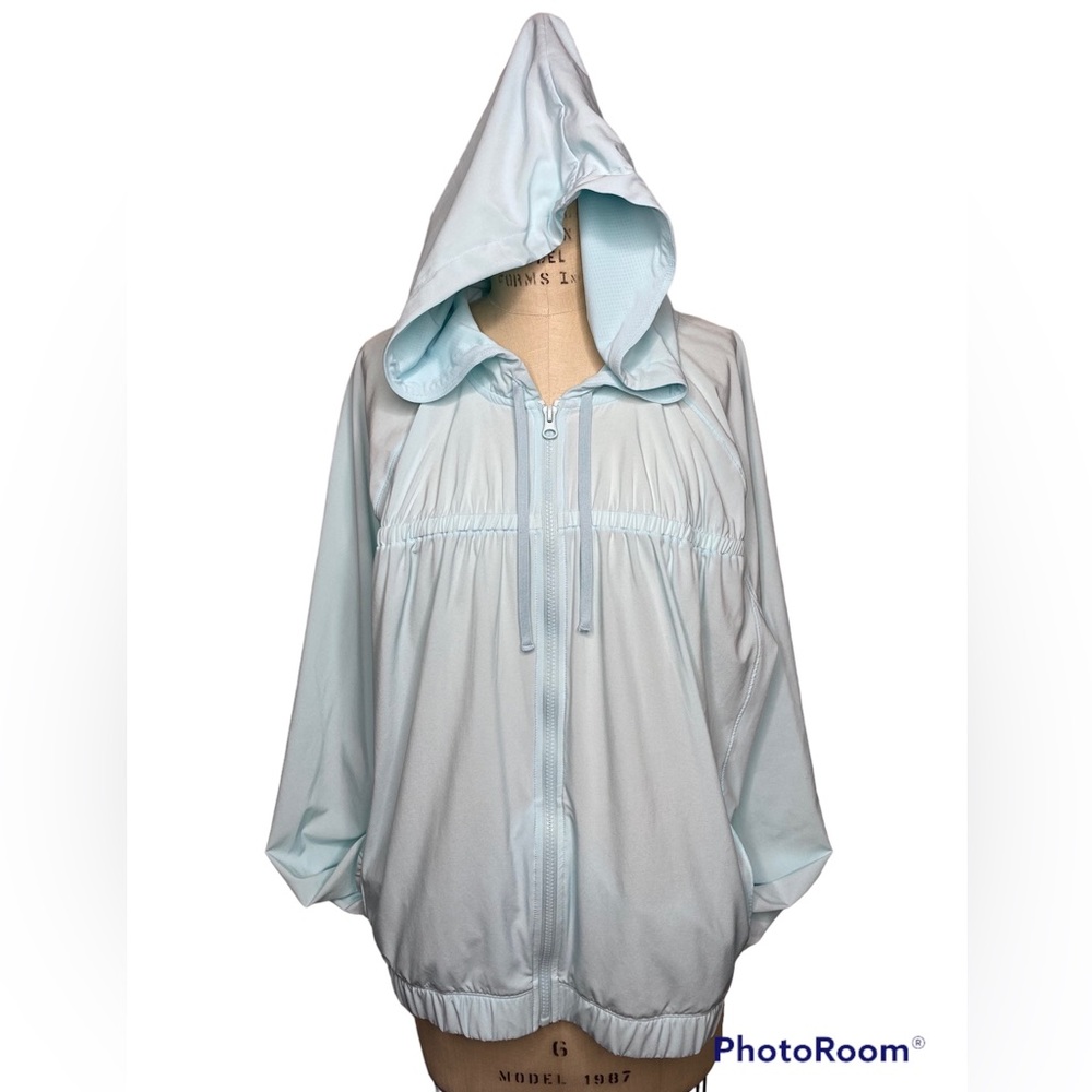 Z by Zella Lightweight Light Blue Full Zip Hoodie